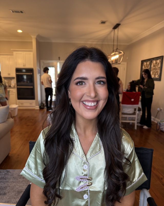 Soft glam event makeup